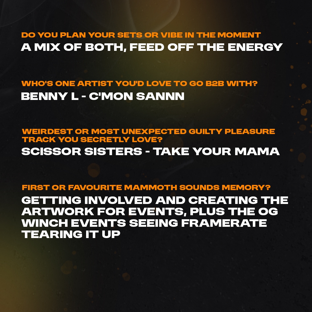 Mammoth 10th Birthday The Last Dance Social Carousel DJ Spotlights MERLIN 03